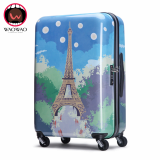 New material abs _ pc superlight trolley luggage from China